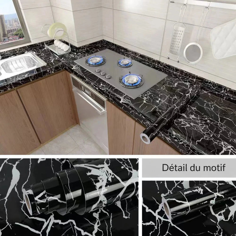 Marbre fumé — adhésif décoratif pour meubles