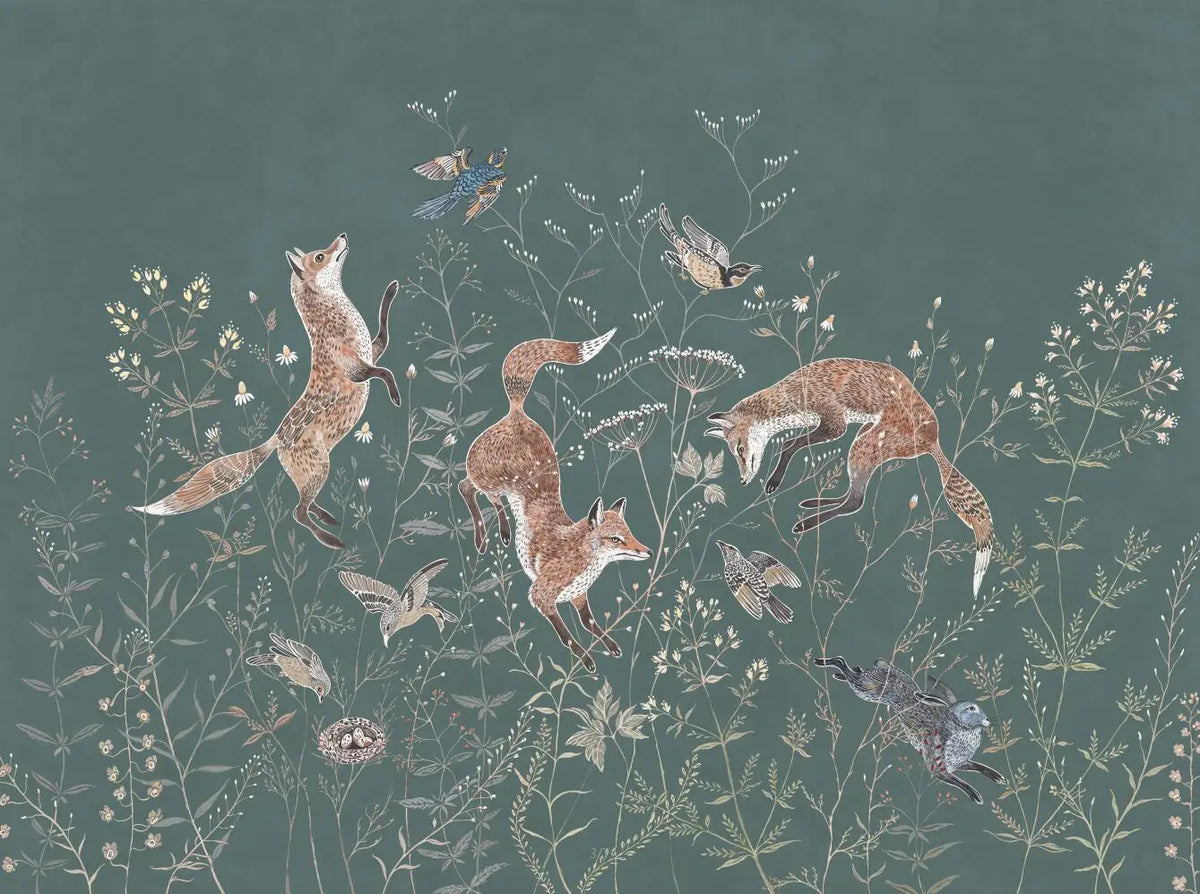 Cerfs & fleurs — aperçu du décor, vue 12