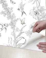Papiervögel — Tapete als Rollenware · Foto 6