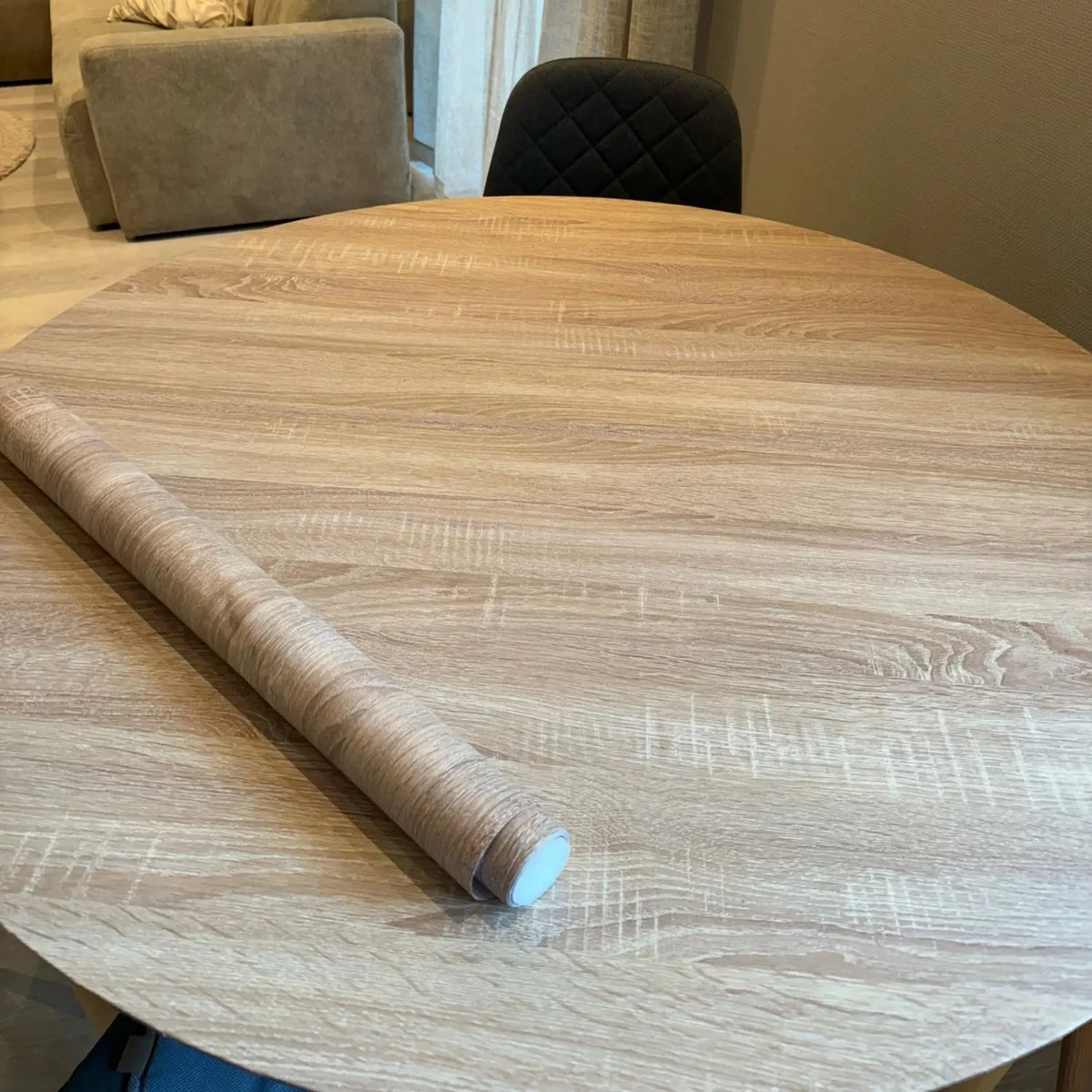 Natürliche Holzoptik — Möbelfolie
