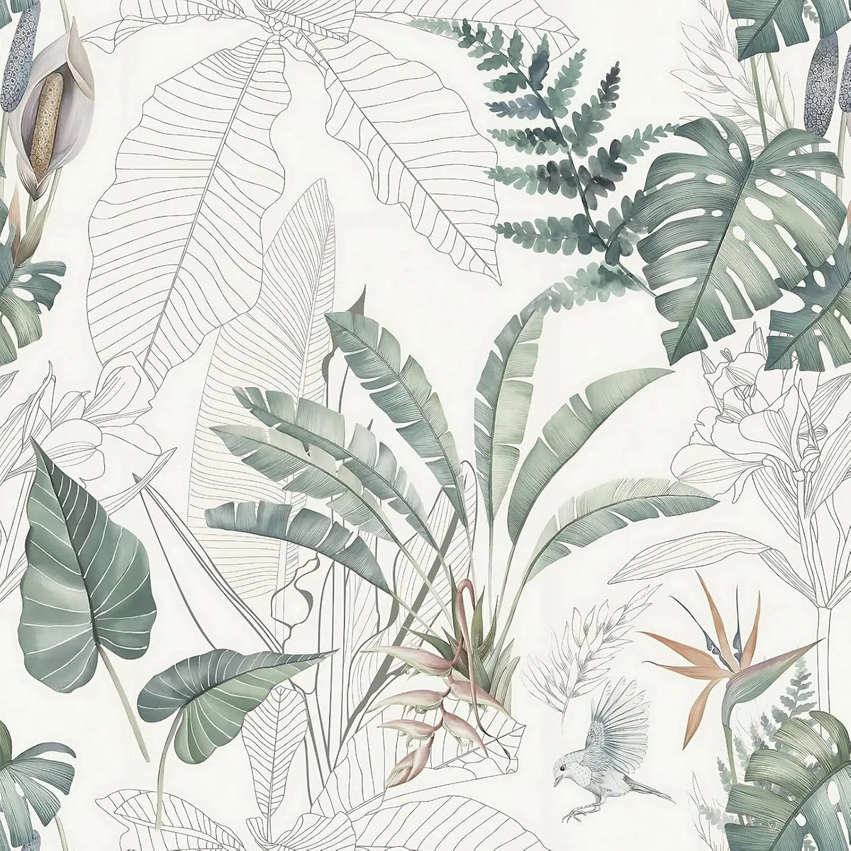 Palmes légères — aperçu du décor, vue 1