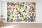 Bestiaire tropical — motif 10, papier peint dans un bureau