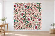 Bestiaire tropical — motif 16, papier peint dans un bureau