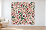 Bestiaire tropical — motif 16, papier peint dans un salon