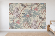 Bestiaire tropical — motif 17, papier peint dans une chambre