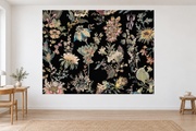 Bestiaire tropical — motif 21, papier peint dans un bureau