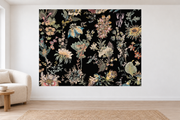 Bestiaire tropical — motif 21, papier peint dans un salon
