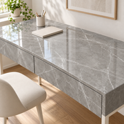Céladon — nuance 11, adhésif décoratif appliqué sur bureau