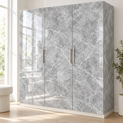 Céladon — nuance 14, adhésif décoratif appliqué sur armoire