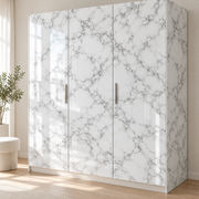 Céladon — nuance 15, adhésif décoratif appliqué sur armoire