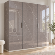 Céladon — nuance 5, adhésif décoratif appliqué sur armoire