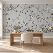 Fleurs de cerisier — motif 1, mise en situation : bureau