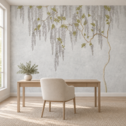 Fleurs de cerisier — motif 2, mise en situation : bureau