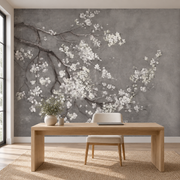 Fleurs de cerisier — motif 5, mise en situation : bureau