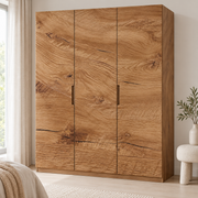 Chêne naturel — effet bois · 2, mise en situation sur armoire