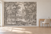 Las w stylu ryciny — fototapeta · Zdjęcie 25