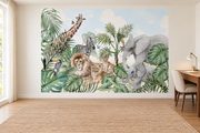 Aquarell-Safari — Fototapete · Foto 44